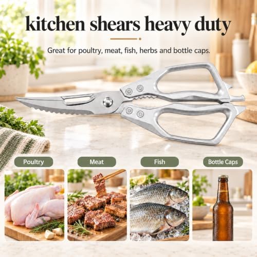 Detachable Kitchen Shears Scissors Heavy Duty for Poultry Meat Chicken