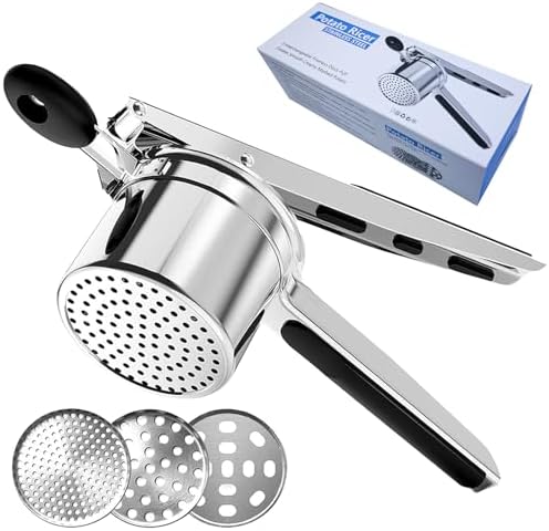 Stainless Steel Potato Ricer, Potato Press for Mashed Potatoes