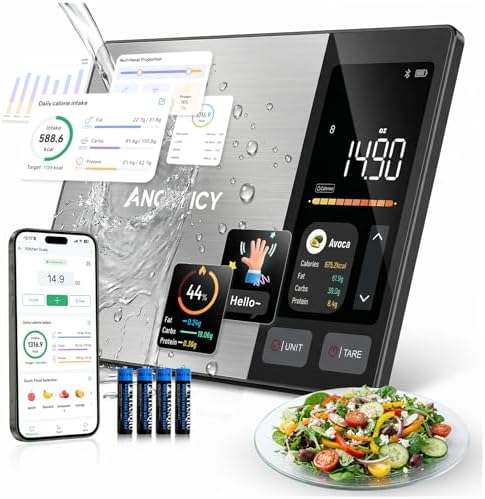 Smart Food Scale with Nutritional Calculator, Free APP with 24