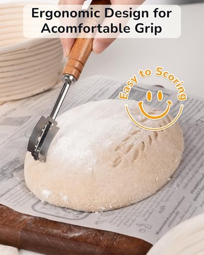 Bread Lame Dough Scoring Tool with Storage box, Pre Installed Blade