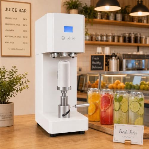 Commercial Soda Can Sealer, 370W Automatic Canning Machine