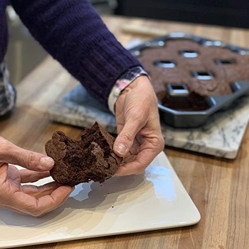 Bakelicious Crispy Corner Nonstick Brownie Pan, Makes 12 All Edges