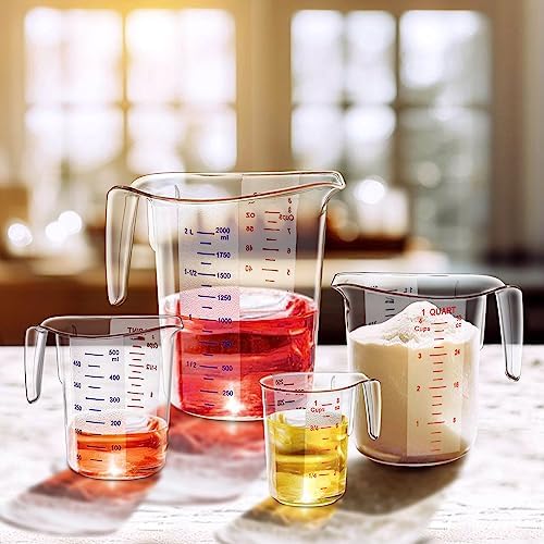 Abby - Melissa - Plastic Measuring Cups (4-Piece Set), Food-Grade