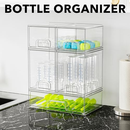 SpaceAid Baby Bottle Storage Organizer, 5 Pack, 15.4"H