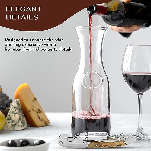 The Wine Chic Premium Professional Corkscrew Wine Opener with Elegant