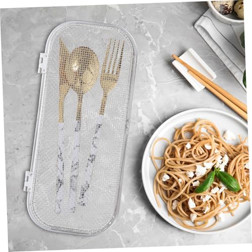 Stainless Steel Dishwasher Cutlery Basket for Utensils, Silver