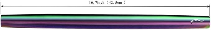 Berglander Rainbow Rolling Pin, 16.7 Inches Stainless Steel Colorful Matte - Image 2