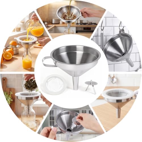 Kitchen Funnel with Fine Filter