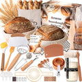 Astercook Sourdough Starter Kit, Round & Oval Banneton Basket