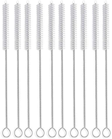 12 Inch Extra Long Straw Brush Cleaner (10 Pack), Flexible Nylon Tube