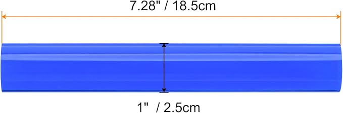 HARFINGTON Acrylic Clay Roller 7.28 Inch x 1 Inch Solid Non-Stick Plastic Round - Image 2