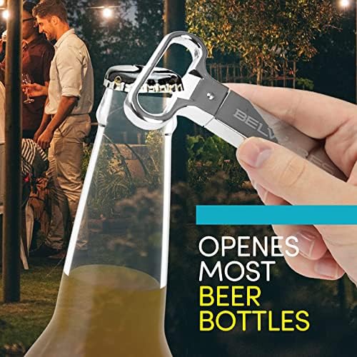 Belwares Ah So Wine Opener - Stainless Steel 2 Prong Cork Puller for