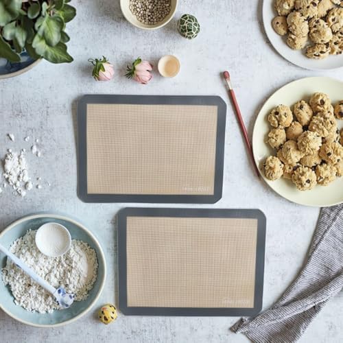 Silicone Baking Mat, Reusable Silicone Oven Baking Sheet, Heat