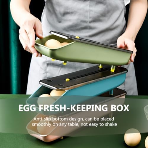 Drawer Type Refrigerator Egg Tray with Multi Layer Plastic Storage Box