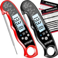 2 Pack Digital Meat Thermometers, Waterproof
