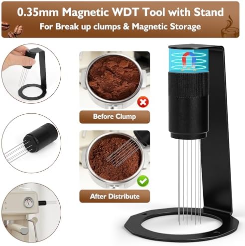 51mm Espresso Accessories Kit - Tamper, WDT Tool, Funnel & Mat