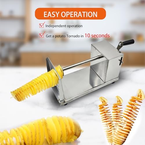 Tornado Potato Spiral Cutter, Stainless Steel