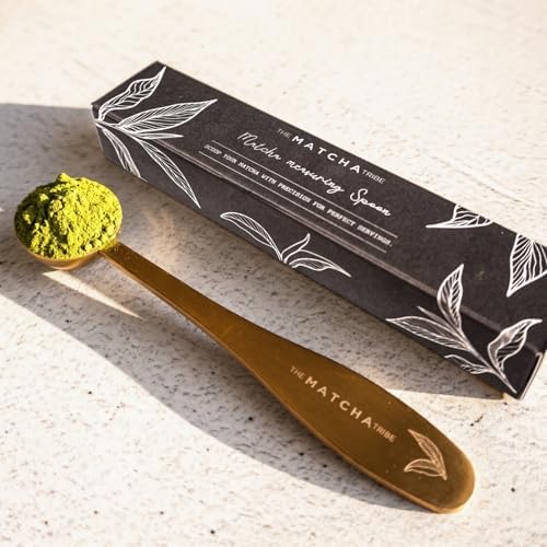 Golden Stainless Steel Matcha Measuring Spoon 1 Gram (1/2 Teaspoon)