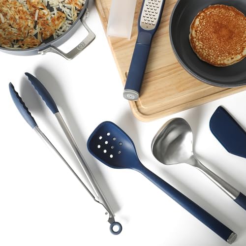 Calphalon Edge 10-Piece Kitchen Utensil Set, Navy Blue