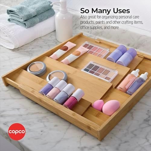 Copco Expandable 4-Tier Spice Organizer Natural Bamboo