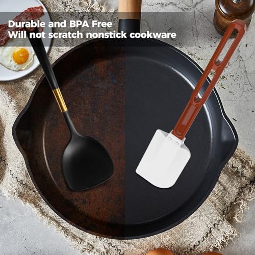 High Heat Resistant Silicone Spatulas, 13-1/2" Commercial Spatula