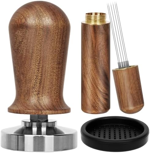 Y-Step 51mm Espresso Tamper Set, 30 lb Consistent Pressure Calibrated