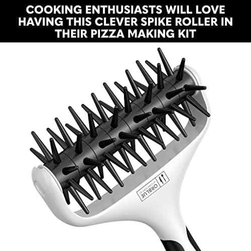 Orblue Pizza Dough Docker Roller with Spikes