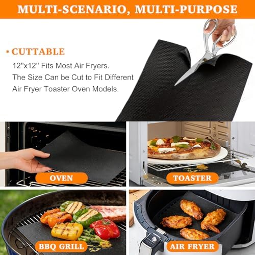 5 PCS Air Fryer Crumb Tray Liner Compatible with Cuisinart
