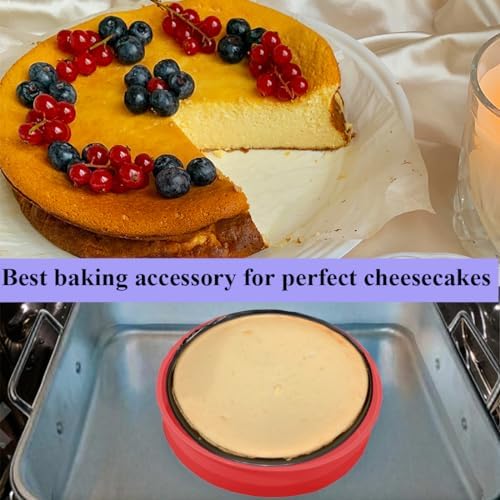 Silicone Springform Pan Protector, Cheesecake Water Bath Protector