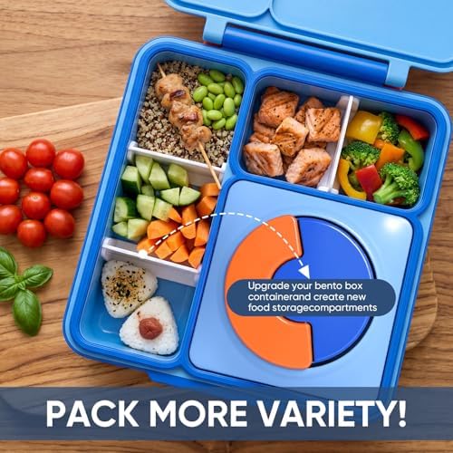3 Pack Bento Box Dividers Compatible with Omie Lunch Box, Reusable