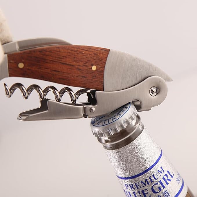 Unique Fish Corkscrew, Professional Waiters Corkscrew Wine Key Bottle Opener - Image 6