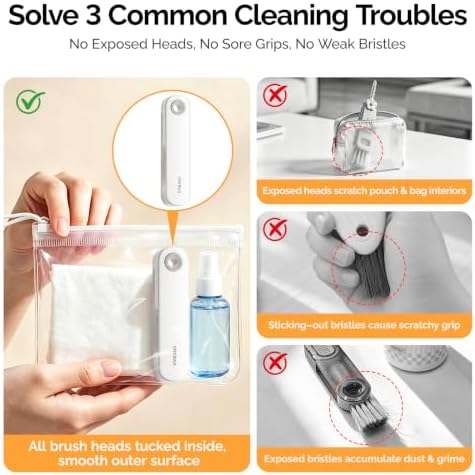 4 in 1 Cup Lid Gap Cleaning Brush Set, Water Bottle Cleaner Tool