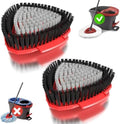 2-Pack Replacement Scrub Brush Heads for O-Cedar EasyWring