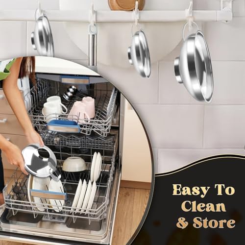 3Pcs Stainless Steel Kitchen Funnel,Large Funnels for Regular Mouth