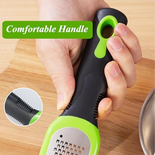 Zester Grater Set of 2, Cheese Grater for Kitchen Lemon Zester Tool