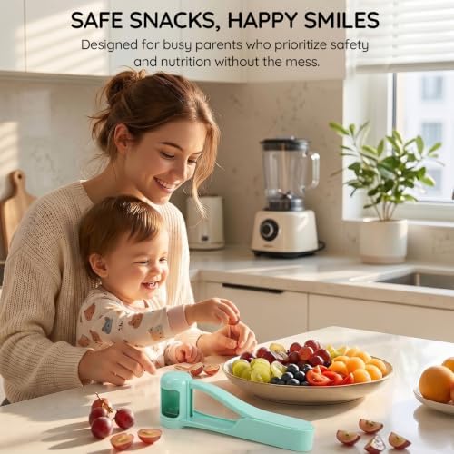Homnoble Grape Cutter for Toddlers, Stainless Steel