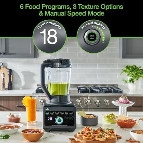 Braun TriForce Power Blender, 10-Speed, 1600W