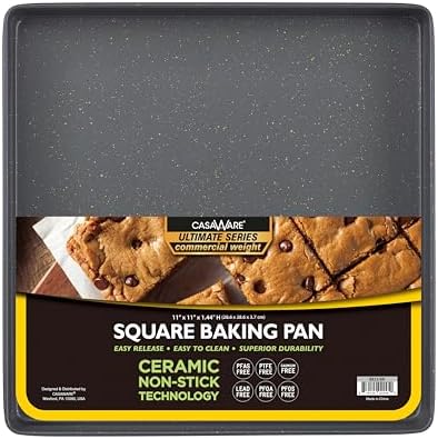 casaWare 11.25 x 11.25-inch Square Multipurpose Baking Pan