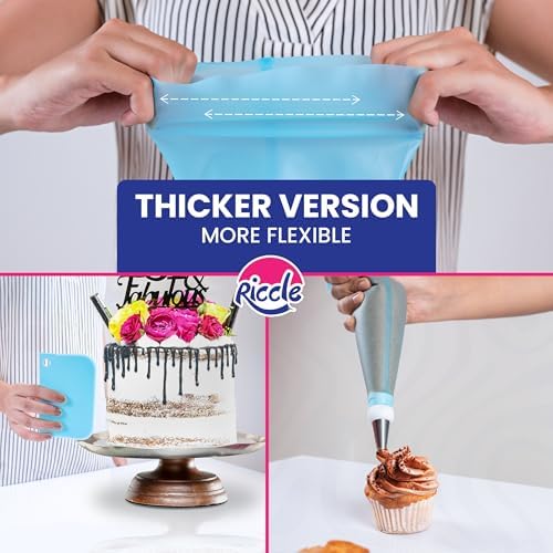 Riccle 88 pc Cake Decorating Kit & Turntable
