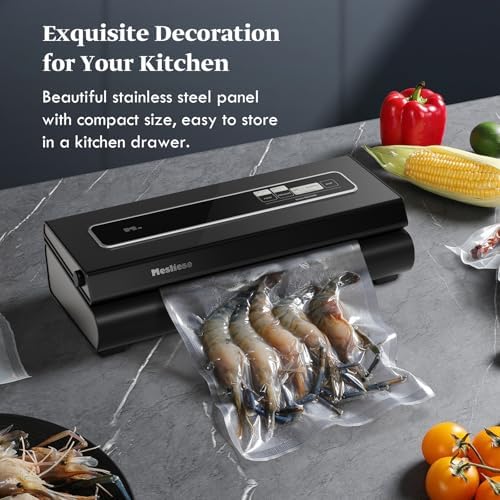 Mesliese 6in1 Vacuum Sealer, Dry/Moist Modes