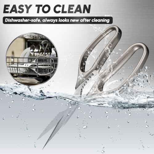 SSGP Heavy Duty Kitchen Shears Set - All Purpose Meat Scissors for