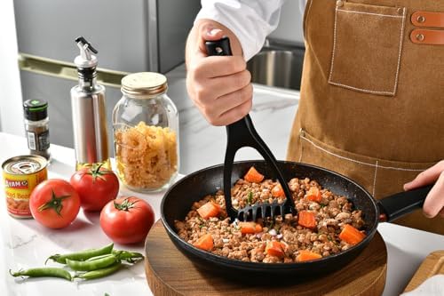 Nylon Potato Masher - Non-Scratch, Dishwasher Safe Tool for Mashed