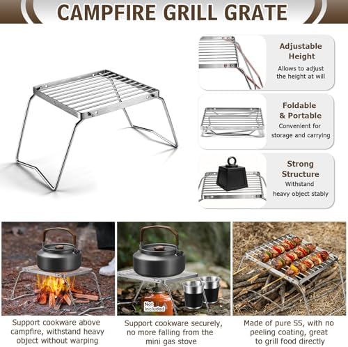 18Pcs Camping Cookware Cooking Set, Joyfair Camp Mess Kit with