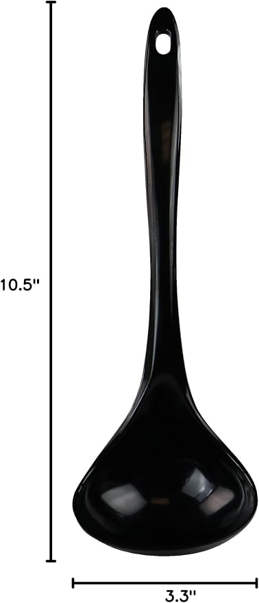 Reston Lloyd Melamine Soup Ladle Kitchen Utensil, Durable BPA-Free Plastic - Image 6