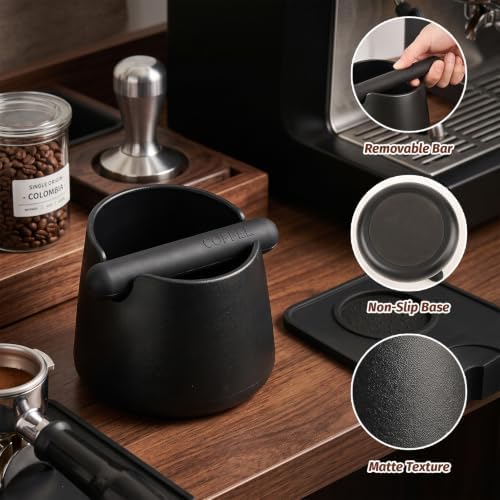Coffee Knock Box, Large Capacity Design Shock-Absorbent Durable