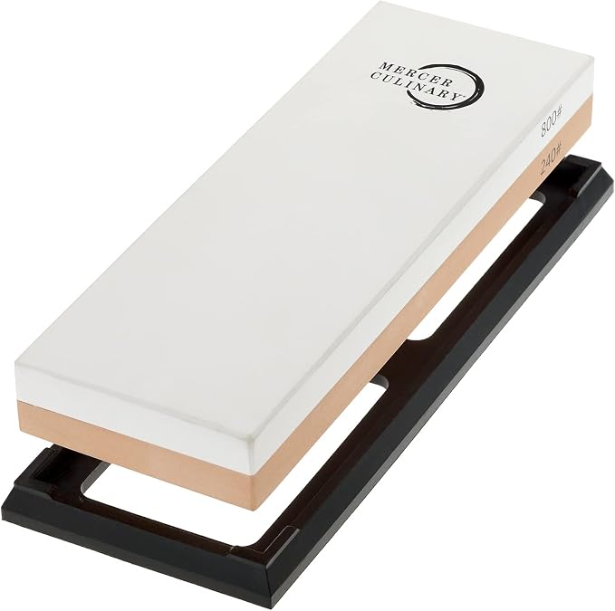 Mercer Culinary Premium Sharpening Stone 240/800 Grit - Image 8
