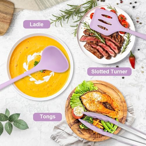 RANX INGST 11 pcs Silicone Utensil Set, Purple