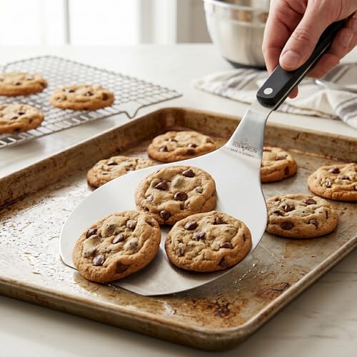Fox Run Large Oversized Stainless Steel Turner, Cookie Spatula