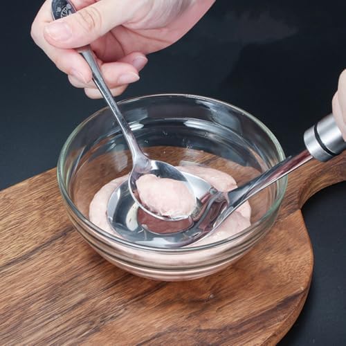 Glass Mixing Bowl Set for Dumpling Filling and Meat Prep 20cm Glass