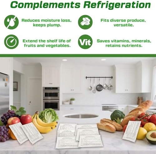 xcivi 5 Pack Produce Saver Refills for Frigidaire FRPAPKRF2PK